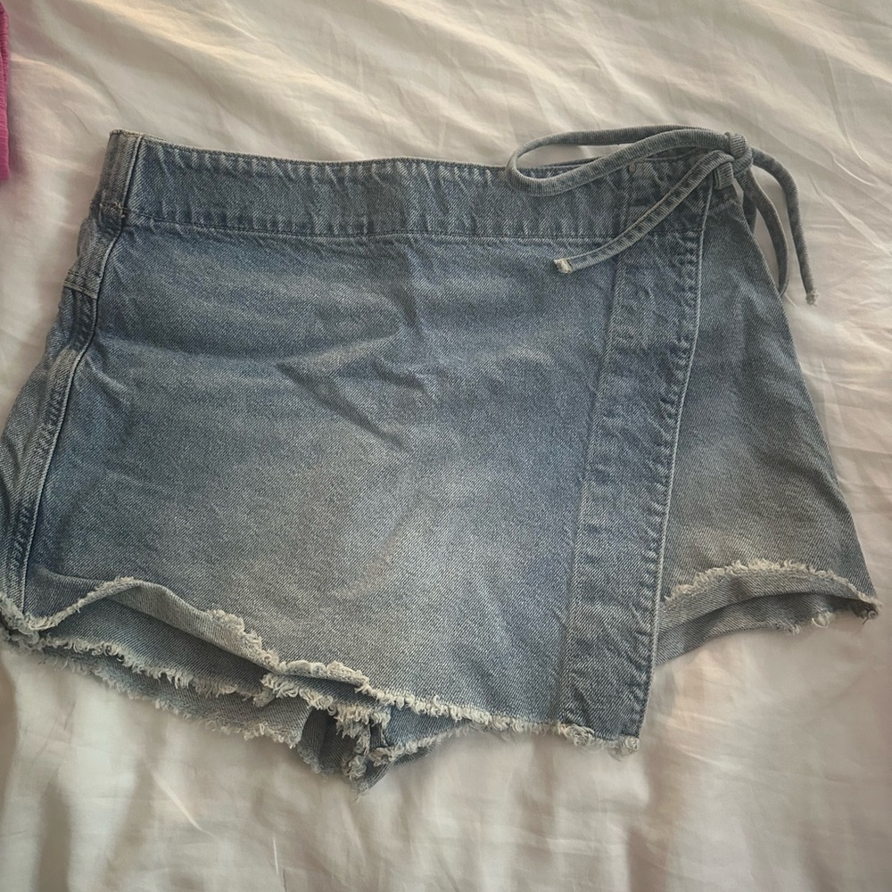 Free people denim skirt NWOT
